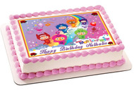 Mini Monster 2 Edible Birthday Cake Topper OR Cupcake Topper, Decor