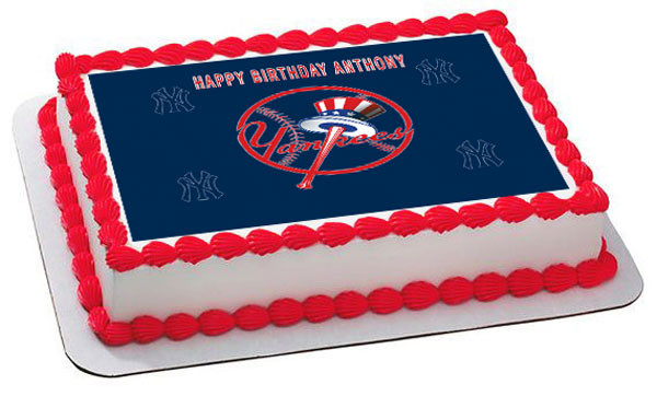 New York Yankees Birthday Cake 