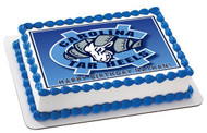 North Carolina Tar Heels Edible Birthday Cake Topper OR Cupcake Topper, Decor