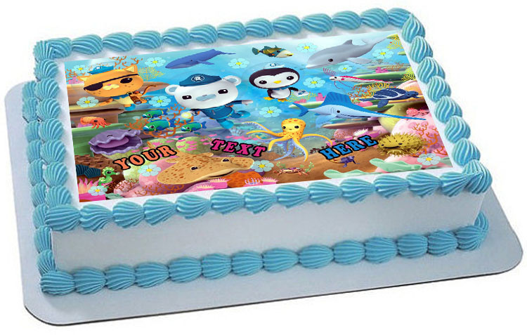 Octonauts Nr3 Edible Cake Topper