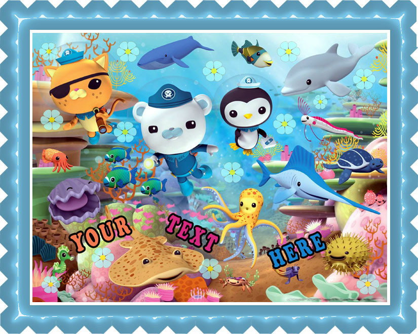 Octonauts Nr3 Edible Cake Topper