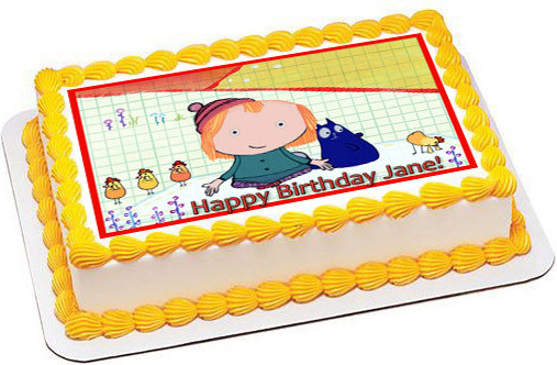 Peg Cat Edible Birthday Cake Topper