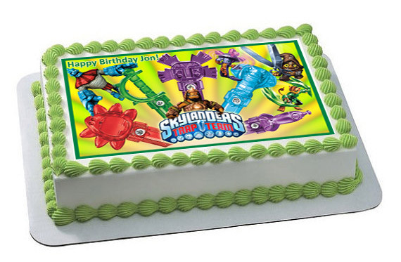 Skylanders Trap Team 2 Edible Birthday Cake Topper