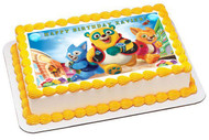 Special Agent Oso Edible Birthday Cake Topper OR Cupcake Topper, Decor