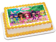Strawberry Shortcake Edible Birthday Cake Topper OR Cupcake Topper, Decor