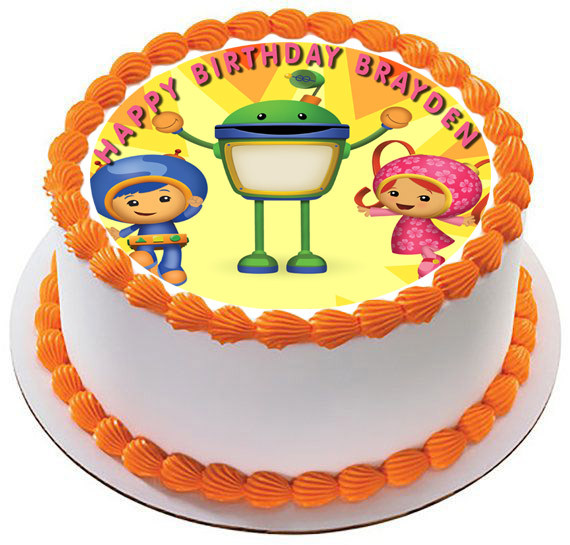 Team Umizoomi Birthday cake topper Edible picture image FROSTING SHEET paper 