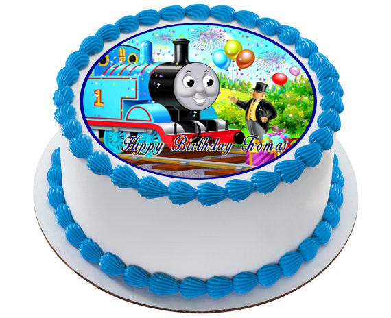 Thomas Train 1 Edible Birthday Cake Topper