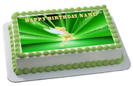 Tinker Bell Edible Birthday Cake Topper OR Cupcake Topper, Decor