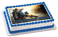 Titanfall Edible Birthday Cake Topper OR Cupcake Topper, Decor