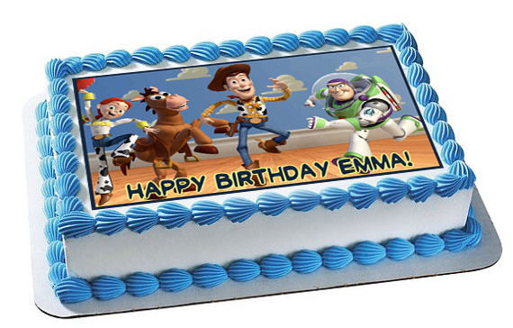 Toy Story 1 Edible Birthday Cake Topper