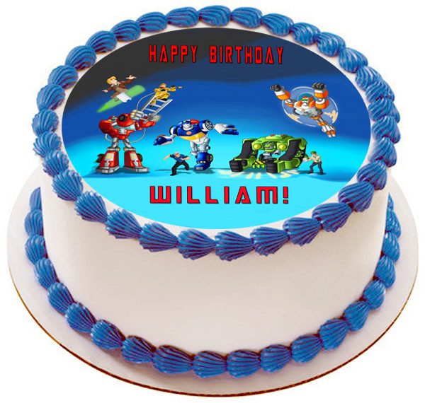 Transformers Rescue Bots 1 Edible Birthday Cake Topper 15+ easy and delicious birthday cake recipes.