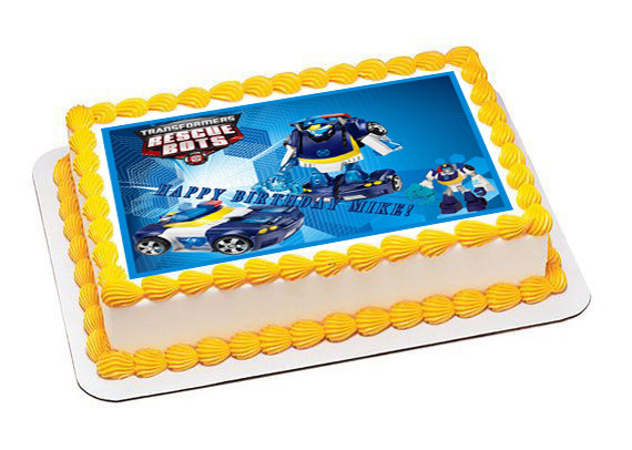 Transformers Rescue Bots 5 Edible Birthday Cake Topper