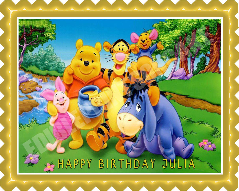 Winnie the Pooh Cake Decorations