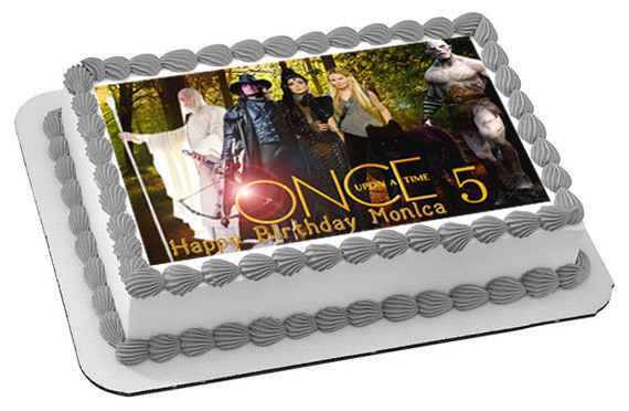 Once Upon A Time Season 5 Edible Birthday Cake Topper