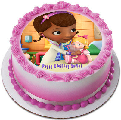 Doc Mcstuffins 2 Edible Birthday Cake Topper