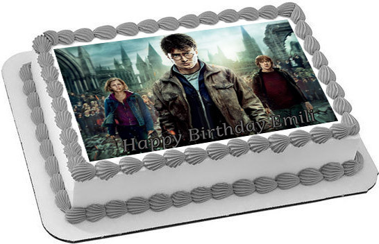 Harry Potter Edible Birthday Cake Topper