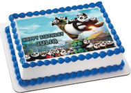 Kung Fu Panda 3 B Edible Birthday Cake Topper OR Cupcake Topper, Decor