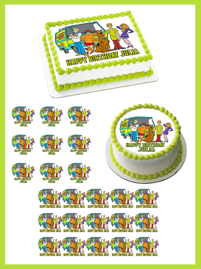 Scooby Doo Edible Birthday Cake Topper
