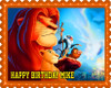 Lion King 2 Edible Birthday Cake Topper
