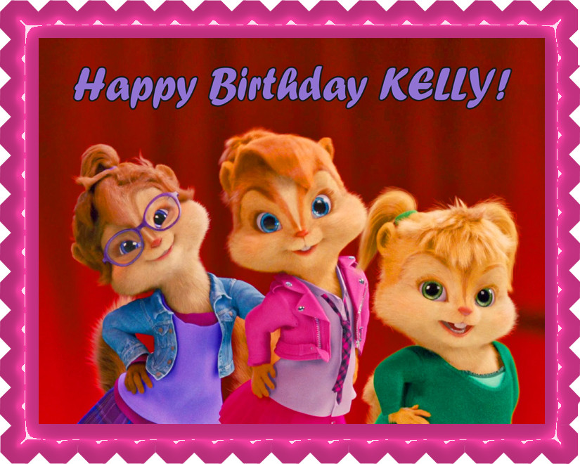 Alvin And The Chipmunks Road Chip 5 Edible Birthday Cake Topper