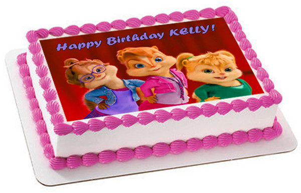 Alvin And The Chipmunks Road Chip 5 Edible Birthday Cake Topper