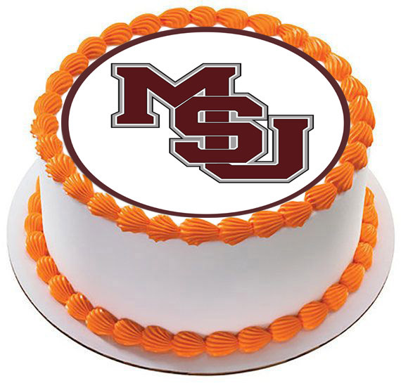Mississippi State University Edible Birthday Cake Topper