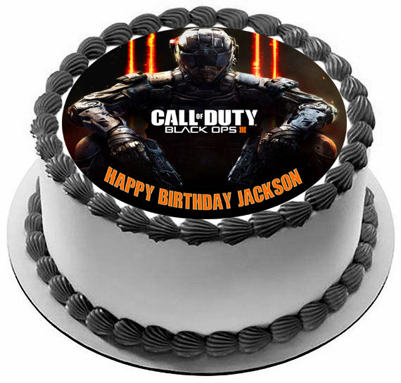 call of duty cake topper printable