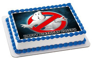Ghostbusters 4 Edible Birthday Cake Topper OR Cupcake Topper, Decor