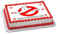 Ghostbusters 5 Edible Birthday Cake Topper OR Cupcake Topper, Decor