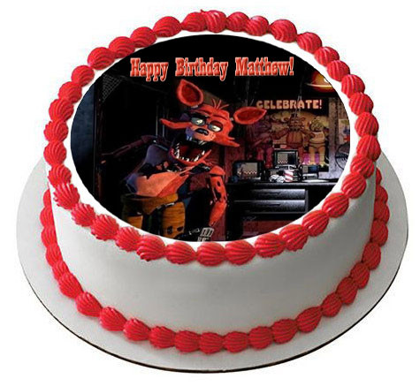 FNAF Five Nights at Freddys Edible Cake Toppers – Ediblecakeimage