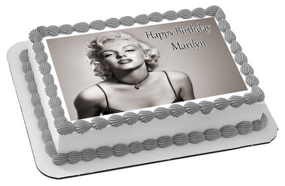 Marilyn Monroe 2 Edible Birthday Cake Topper