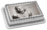 Marilyn Monroe (Nr2) - Edible Cake Topper OR Cupcake Topper, Decor
