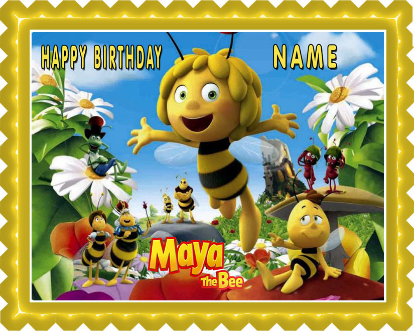 Bee Movie Maya the Bee Edible Cake Toppers – Cakecery