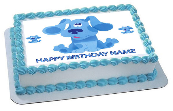 BLUE'S CLUES Edible Birthday Cake Topper