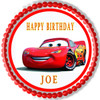Disney Pixar Cars Lightning McQueen 1 Edible Birthday Cake Topper