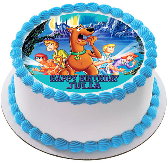 Scooby Doo 2 Edible Birthday Cake Topper