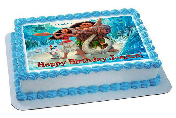Moana 1 Edible Birthday Cake Topper Moana 1 Edible Birthday Cake Topper