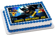 The lego batman movie 2 Edible Birthday Cake Topper OR Cupcake Topper, Decor