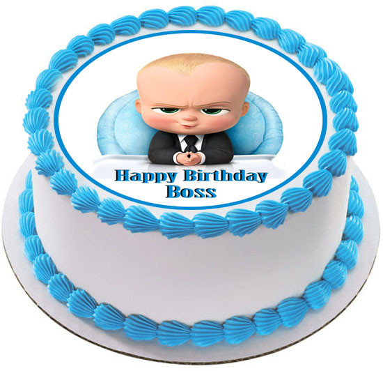 The Boss Baby Edible Birthday Cake Topper