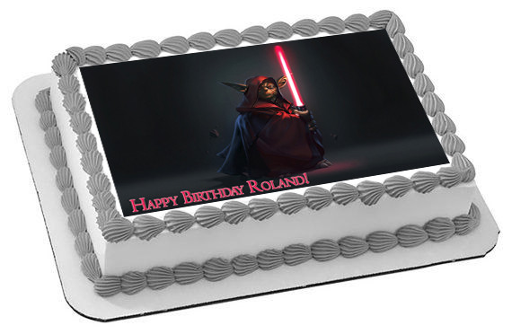 Star Wars 7 Edible Birthday Cake Topper