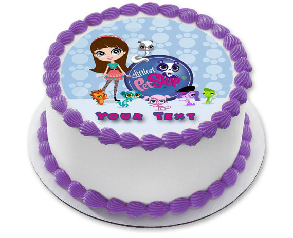 Littlest Pet Shop Edible Birthday Cake Topper