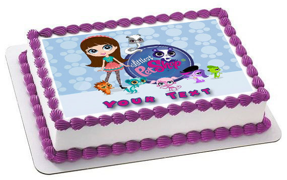 Littlest Pet Shop Edible Birthday Cake Topper