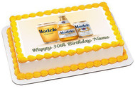 Modelo beer Edible Birthday Cake Topper OR Cupcake Topper, Decor