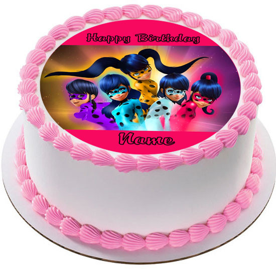 Miraculous Ladybug Wiki 2 Edible Birthday Cake Topper