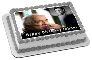 Johnny Cash 1 Edible Birthday Cake Topper OR Cupcake Topper, Decor