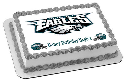 Philadelphia Eagles Edible Birthday Cake Topper philadelphia-eagles-edible-birthday-cake-topper
