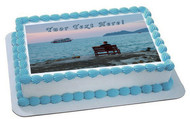 Happy Retirement - Edible Cake Topper OR Cupcake Topper, Decor