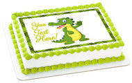 Funny Dragon - Edible Cake Topper OR Cupcake Topper, Decor