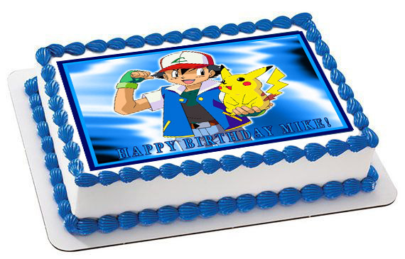 Pokemon Cake Topper, Pokemon Birthday Cake Topper, Pokemon Cupcake Topper, Cake  Topper, Cake Topper Pokemon, Pokemon Birthday, Topper 