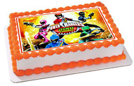 POWER RANGERS Dino Charge 2 Edible Birthday Cake Topper OR Cupcake Topper, Decor